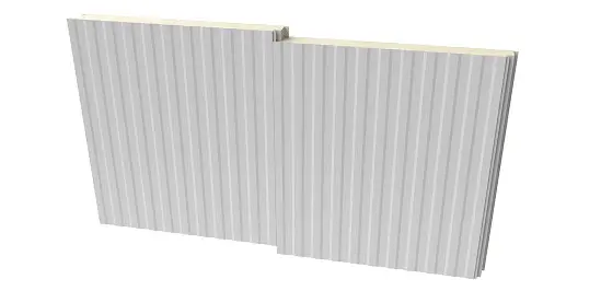 PermaCore PHF insulated metal panel with Heavy Mesa profile, stucco embossed, painted finish