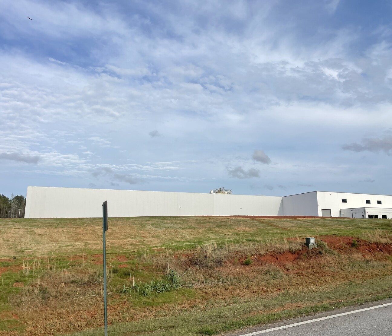 PermaCore PHF43 insulated metal panels on a Georgia food processing warehouse expansion