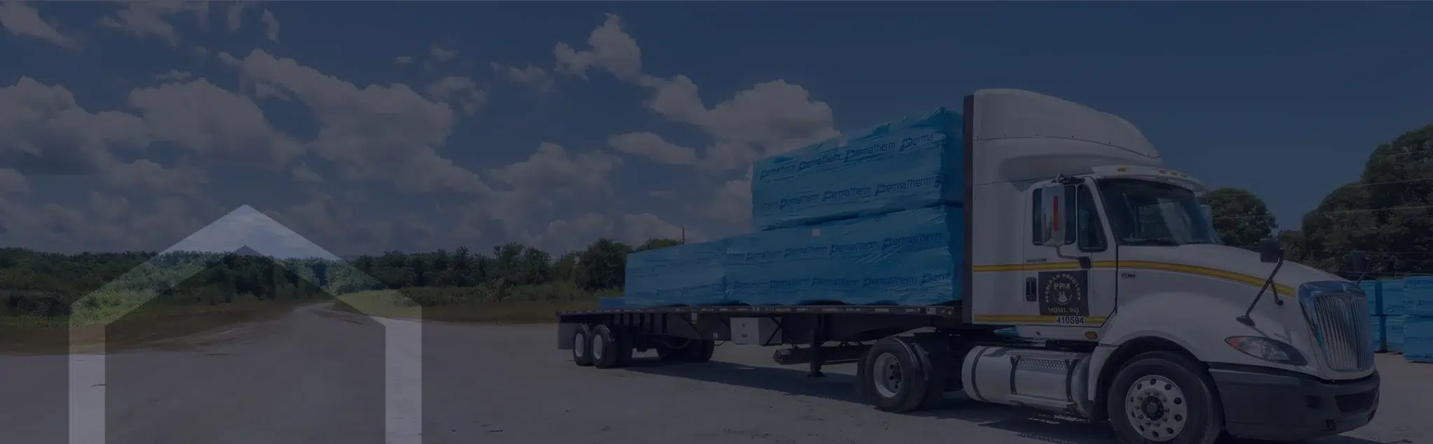 PermaStock Quick Ship insulated metal panels stacked and packaged for immediate dispatch from the PermaTherm warehouse